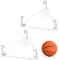 2 Stücke Ballständer Ständer, Transparent Display Halter Ballständer, Acrylständer Ball Halter, für Fußball Basketball Volleyball Rugby Ball