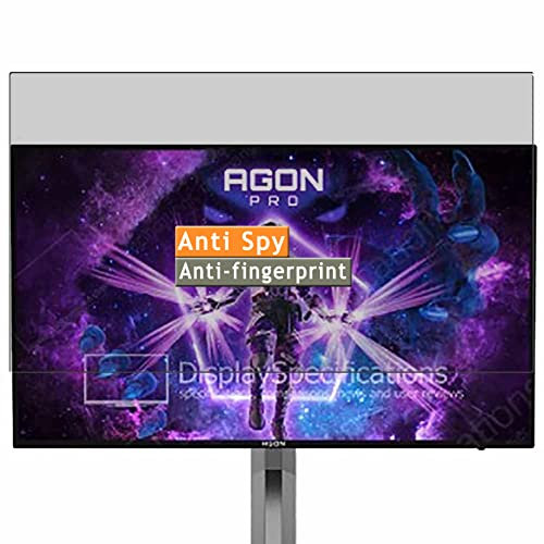 Vaxson Anti Spy Schutzfolie, kompatibel mit AOC AGON Pro AG276QZD 26.5 Monitor, Displayschutzfolie Privatsphäre Schützen Bildschirmschutz [nicht gehärtetem Glas ]