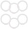 Spa Hot Tub Heater Gasket 2 -Replacements for Oring Balboa Gecko O-Ring 711-4030B - 6 Pack