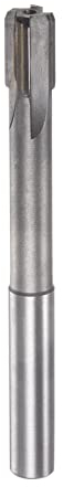 sourcing map Hartmetall Reibahle 11.6 mm, 4 Schneidig, H8/H7 Genauigkeit, Sandstrahlbeschichtung Maschinenreibahle für Metall Holz Loch Reiben, Gerade Nut Hochgeschwindigkeitsstahl Werkzeug