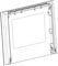 Zanussi Front Glass Black 594x465mm for Ovens, Hobs and Cookers 140155785045