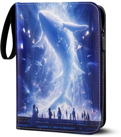 Sammelalbum Karten für Kinder,400 Karten Album 4 Taschen 50 Seiten Sammelkarten Album Sammelmappe Heft Ordner Buch,Hochwertiges Wasserdicht PU Leder Card Collection Sammelheft,Geschenk für Kinder