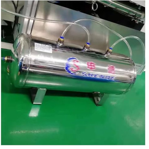 5L 10L 20L High-Pressure Mini Small Portable Air Tank/ 30L 40L 50L Large Air Reservoir Tank, 304 Stainless Steel Horizontal Air Storage Bladder Containers for Compressor/Air Pump (Size : 50L/13.2Gal