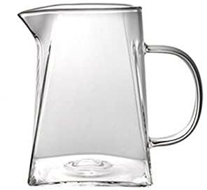 Plato Tipo cuadrado de vidrio transparente resistente al calor nórdico Tipo de goteo hecho a mano Café compartido olla Orejas colgantes de la preparación de la preparación de aromaterapia de la elabor