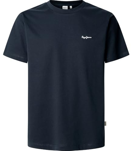 Pepe Jeans Herren Back Clag T-Shirt, Dulwich Blue, S