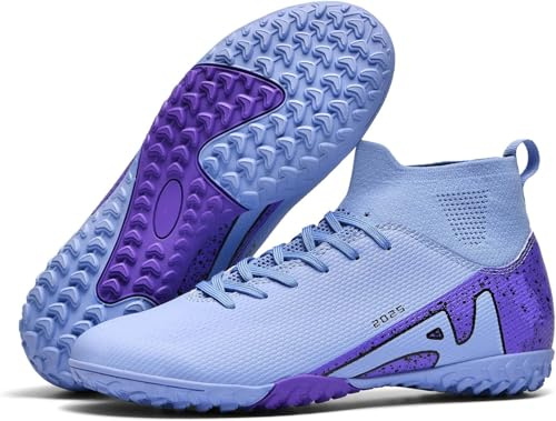 Kmrlofiy Botas de Fútbol Hombre Zapatillas De Fútbol Profesionales Spike Aire Libre Zapatos de Fútbol Atletismo Training Calzado de Fútbol Hombre Niños