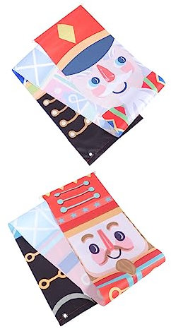 Cabilock Decorazioni Natalizie da Appendere alla Porta Ornamenti Natalizi in Materiale Resistente Accessori per Feste Design Raffinato