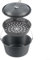 Lot de 4 cuiseurs vapeur suspendus en aluminium de 5 L pour la cuisine en plein air et les pique-niques (pot suspendu)