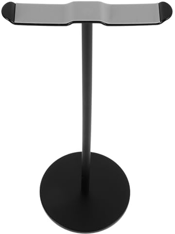 Operitacx Metal Headphone Stand Over-ear Headset Holder for Wireless Gaming Headphones Desk Earphone Mount Black Double-ear Storage Rack for Office and Home Use