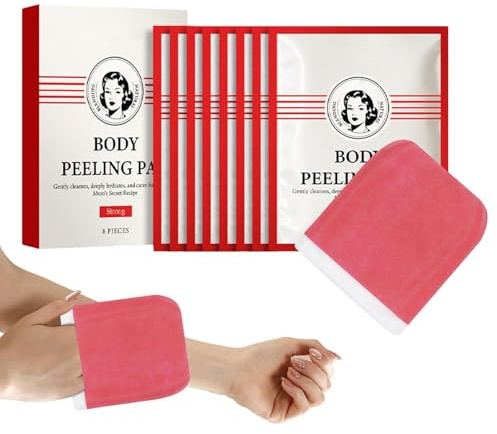 Tampons Peeling Tapis exfoliant polissant clarifiant, nettoyant | Exfoliant Resurfaçant Pour La Douche Pour Dos Jambe Cou Visage Main Femmes Hommes Peau Sensible Soin Après-Aisselle
