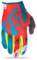 Fly Racing Kinetic Handschuhe, Unisex, für Erwachsene, Dunkelblaugrün/Rot, Größe XL