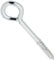 Fort Fasteners Steel Vine Eyes 75mm x 4.4mm (3 Inch) with Wallplug Bzp Pack of 25