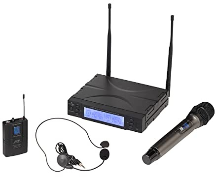 Soundsation WF-U2300HP - Radiomicrofono Doppio UHF/Gelato/Archetto