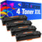 Tito-Express 4X Toner-Patrone kompatibel mit HP CF530A CF531A CF532A CF533A 205A | Geeignet für Color Laserjet Pro MFP M180 Series M180N M180FNDW M181FW