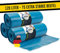 Müllsäcke 120L Blau 75 Stück - Extrem Reißfest - Abfallsäcke - Abfall Beutel XXL - Typ 100 Extra - Müllbeutel 120 L - 70 µ - 700x1100 mm - LDPE - Großer Müllsack - 120 Liter - Super Stark Mülltüten