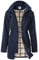 SaphiRose PONCHO Giacca a Vento Donna Impermeabile, Giacca da Pioggia Donna Lungo Elegante, Giacca Antipioggia All'aperto antivento Leggero, con Cappuccio,per Corsa, Viaggi, Navy XL