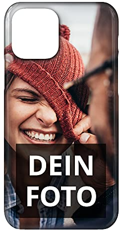 Handyhülle passend für iPhone 12 Handyhülle mit eigenem Foto Bedrucken – Smartphone Case als personalisierte Schutzhülle (Premium Hardcase Rundum-Druck)