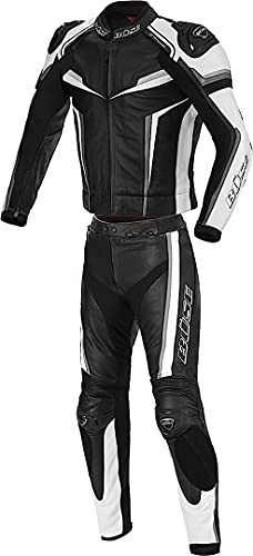 Büse Mille 2-Teiler Motorrad Lederkombi, schwarz/weiß, 48