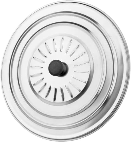 CABLEPELADO Tapa para sartenes y ollas, Tapadera Multiusos sartenes, Tapadera Anti Salpicaduras, Tapa con Mango ergonómico, Tapa metálica de cocina, acero inoxidable, Apta para 20 cm