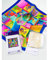 NEU Seidenmalerei/Seiden Gutta-Tuch 55x55, Pongé 08, Motiv ´Hands & Feet´