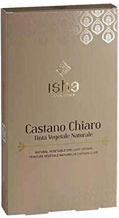 Henna del Rajasthan – Coloración vegetal en polvo – 100 % puro sin aditivos añadidos – Tinte rojo intenso cobrizo (Castano claro)