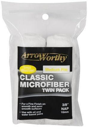 Arroworthy Classic 4 Microfiber Mini Rod Style Twin Pack Medium Pile (4-MFR3T/PW) (Use with Barracuda 4 Push-FIT Frames ONLY)