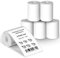 Phomemo M220 Etikettenpapier Kompatibel mit Phomemo M220 M250 M221 M120 M150 M108 M110 M421 Etikettendrucker, 50x80mm,100 Etiketten/Rolle (6 Rolle)