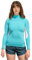 AQUATEC Women's Rash Vests - Short & Long Sleeve (Long Sleeve, Small)