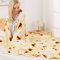 Tortilla Decke Burrito Blanket 230x270cm Doppelseitig, Riesen Neuheit Taco Wohndecke Weiche Warme Flanell Kuscheldecken Realistisches Essensmuster Kreative Geschenke für Kinder Familie