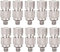 Lot de 10 buses de brumisation pour système de refroidissement extérieur en acier inoxydable à haute pression avec filtre en laiton pour système de brumisation (taille : 0.2mm)