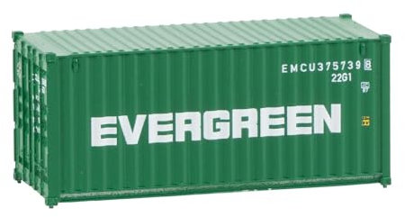 FALLER 182004-20' Container Evergreen - Spur: H0, TT, N - Ausschmückungsteile für Modelleisenbahnen
