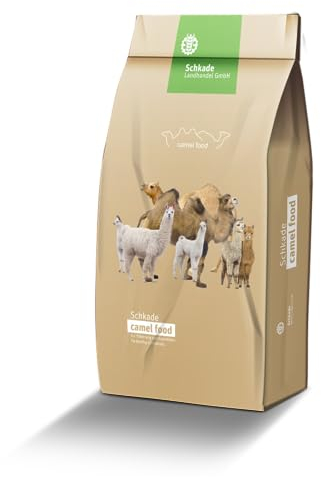 Camel Food Basic, Ergänzungsfutter für Trampeltiere, Dromedare, Lamas, Alpakas und andere Grasfresser, Zootierfutter, 5 mm pelletiert, 25 kg