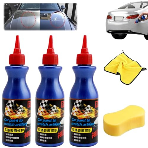 Kratzer-Reparaturwachs fürs Auto, Auto-Kratzer-Entferner-Set, Auto-Wachs-Kratzer-Entferner, Autolack-Kratzer-Reparatur, Premium-Auto-Kratzer-Entfernungs-Set, Nano-Auto-Kratzer-Entfernungsspray (3PCS)