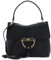 Abro Leather Kavir Handbag Temi Black/Gold