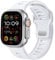 CeMiKa Correa Sport Compatible con Correas Apple Watch Ultra 2/Ultra 49mm 44mm 42mm 45mm 46mm Hombres,26mm Band de Repuesto Ajustable de Silicona para iWatch Series 10 9 8 7 SE 6 5 4 3 2 1,Blanco