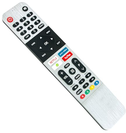 539C-268908-W070 Fernbedienung ersetzt -VINABTY-fit für METZ TV-Fernbedienung 50MUC5000 55MXD9500A 65MXD9500A