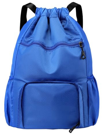 FAVORTALK Turnbeutel Herren Fußballtasche Wasserdicht Sport Rucksäcke for Sports Beach Holidays Große Kapazität Sportbeutel mit Schuhfach Trocken-Nass-Trennung Kordelzug-Tasche - JSB029-12