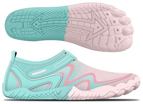 Water Shoes Women Quick-Dry Aqua Sock Barefoot for Beach Swim River Lake Pool Surfing Kayaking, Fitness Shoe UK size 6