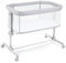 Growaystory Beistellbett Tragbar Babybett mit Matratze reisebett von Neugeboren bis 9 kg (Hellgrau)