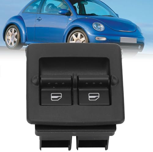 ALLDDSEA Elektrischer Fensterheber Schalter für V-w Beetle 1998-2010, 1C0959527 Fensterheber Tasten Schalter Fensterheberschalter ABS-Kunststoff Zubehör