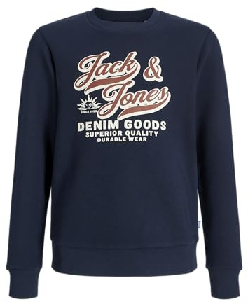JACK & JONES Jungen Jjelogo Sweat Crew 2 Col Aw25 Noos Mni