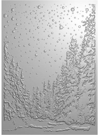 3D-Prägeschablone, Seetang, Blasen-Rand, Kunststoff, Prägeschablone, Vorlage, Papierbasteln, DIY, Baum, verschneite Formen, Basteln, Scrapbooking, Zubehör, Weihnachten, Winterwünsche, Sammelalbum,