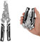 Tinoaly 18-in-1 Foldable Multitool Wire Stripper, Crimper, Cutter; Alloy Handle; Ideal for Electricians, DIY Crafts