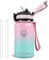 Vikastar Borraccia Termica, 500ml Senza BPA, Thermos per Bevande Calde, Senza Perdite, Borraccia Bambini, Acciaio Inox, Borraccia per Adulto, Scuola, Palestra, Ciclismo, Rosa Verde