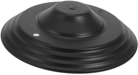 MAGICLULU 1 Satz Deckenplatte Futterspender Spa Besonders pendelleuchte kronleuchter wandleuchte wandlampe Abdeckung der Leuchte Abdeckplatte für Deckenleuchte aus Metall Eisen Black
