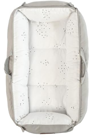 Bellochi Universelles Babynest | Gemütlicher Rückzugsort für Neugeborene | Multifunktionale Pod-Liege mit leisen Magnetverschlüssen | Perfekte Größe 100 x 70 x 14 cm (Tauben)