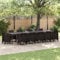 vidaXL Gartentisch Braun 400X100 cm Holz Ausziehbarer Esstisch Perfekt Für 10 Personen Draußen Einfacher Aufbau Modernes Design Verstellbar Patio Luxus