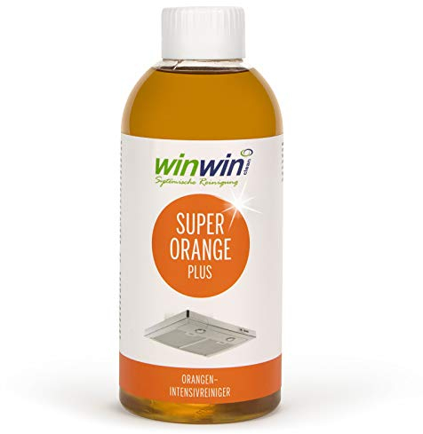 winwinCLEAN® SUPER ORANGE PLUS 500ML I Orangenreiniger Konzentrat I Kraftvoller Orangenölreiniger Ökologisch | Hochergiebiger Orangen Reiniger mit Frischeduft