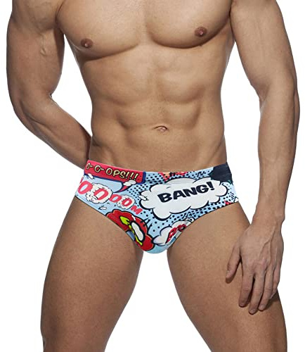 LikeJump Bañador de Natación Hombre Briefs Traje de Baño Secado Rápido para Playa Piscina
