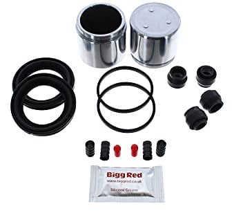 Bigg Red – FRONT Brake Caliper Rebuild Repair Kit + Pistons – Fits MAZDA 6 GH SERIES (2008–2013)